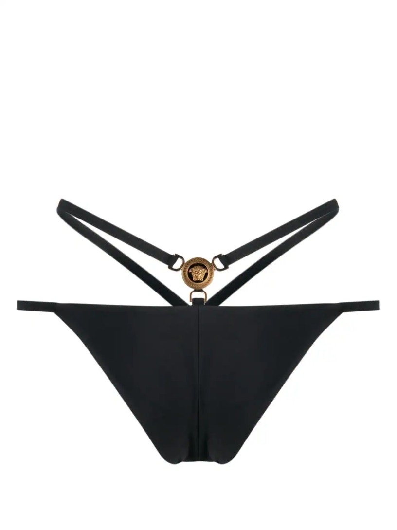 Slip bikini con placca Medusa