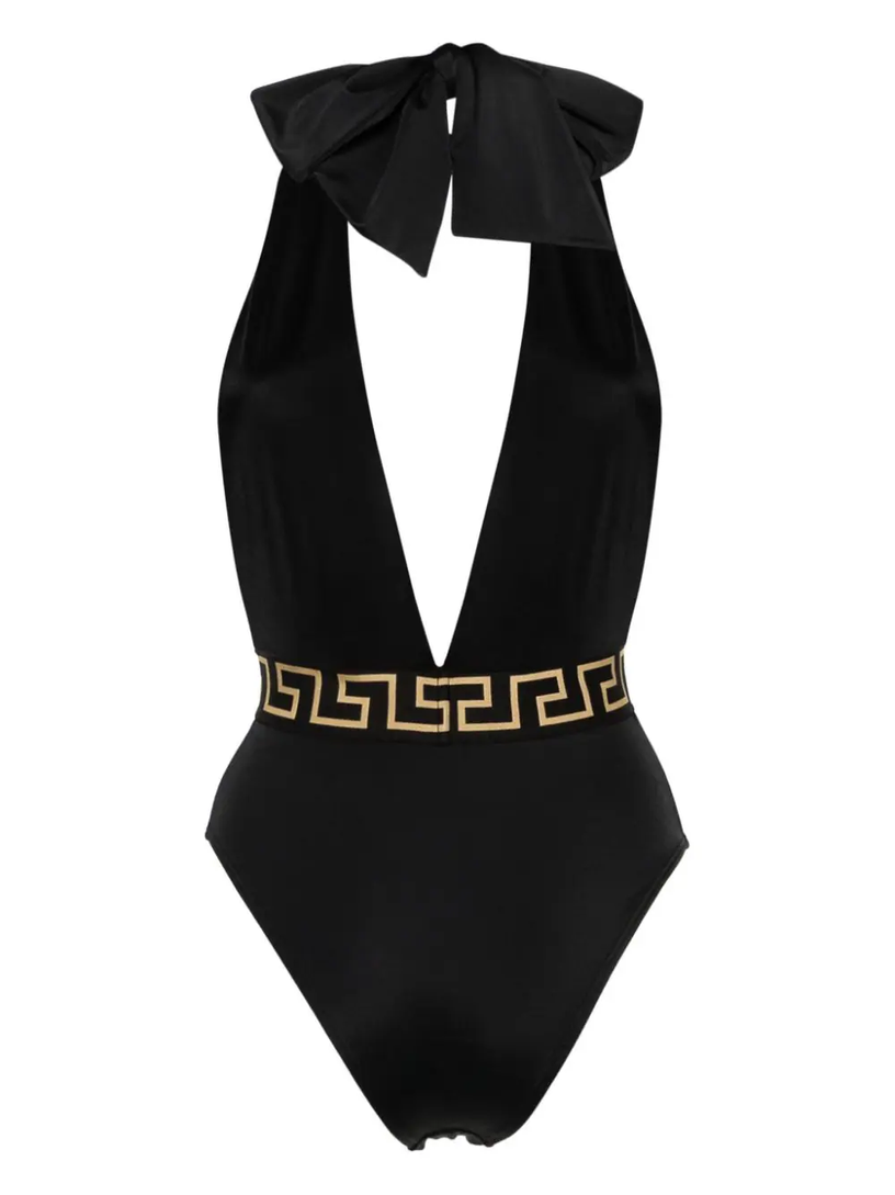 VERSACE Greca border one-piece swimsuit