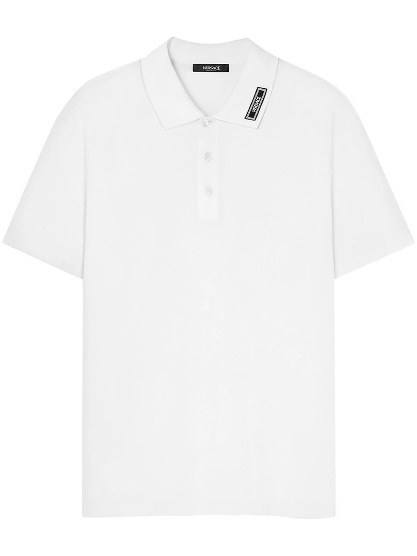 VERSACE 90s vintage logo polo shirt