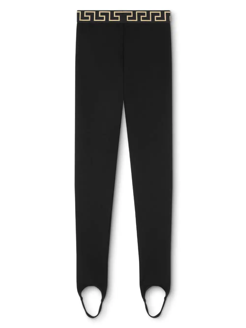 Sports leggings with Greca edge insole