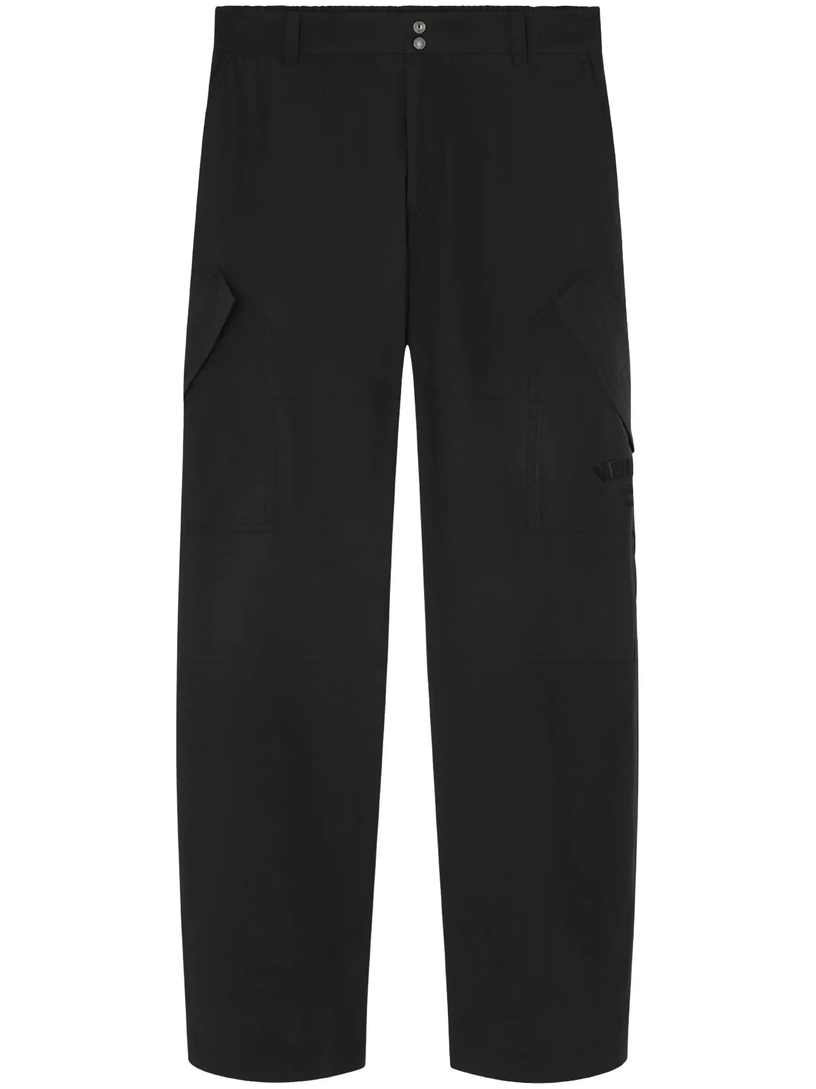 Versace Milano embroidered trousers