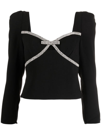 Diamante Bow Top