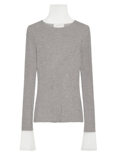 Derris Mock-neck sweater