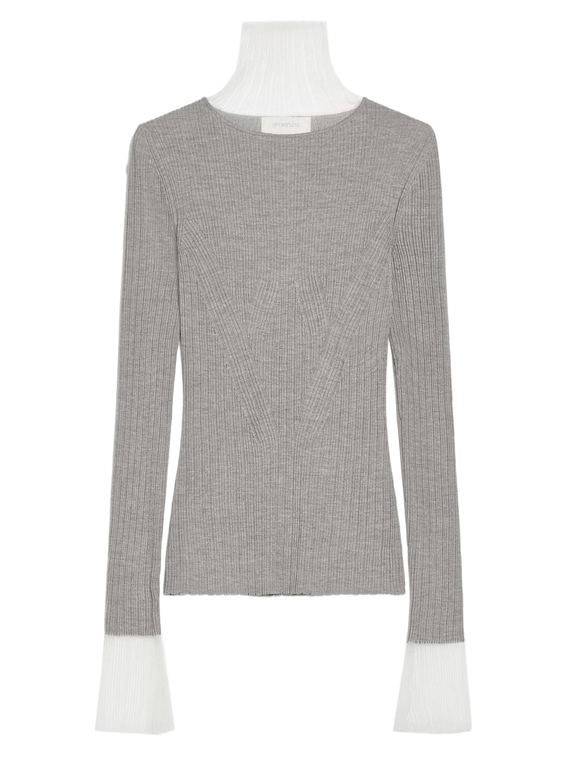 Sportmax Derris mock-neck sweater