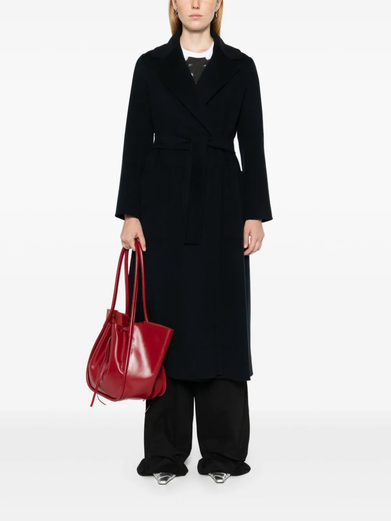 Wool wrap coat