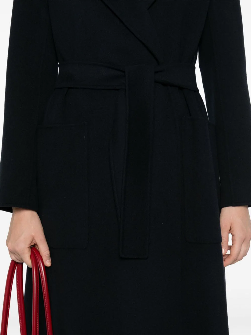 Wool wrap coat