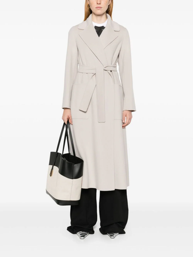 Wool wrap coat