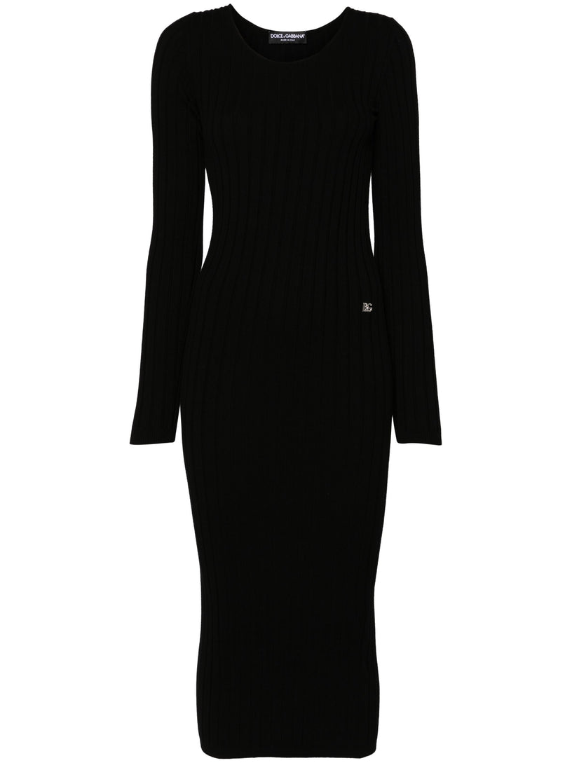 Dolce & Gabbana Ribbed midi dress