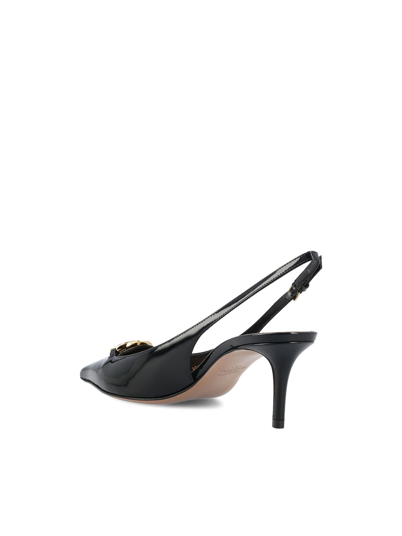 The Bold Edition VLogo slingback pumps