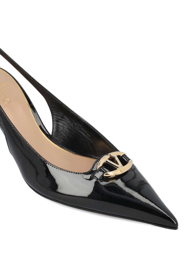 The Bold Edition VLogo slingback pumps