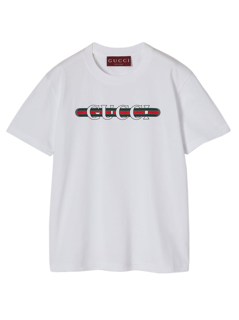 GUCCI Printed cotton jersey t-shirt