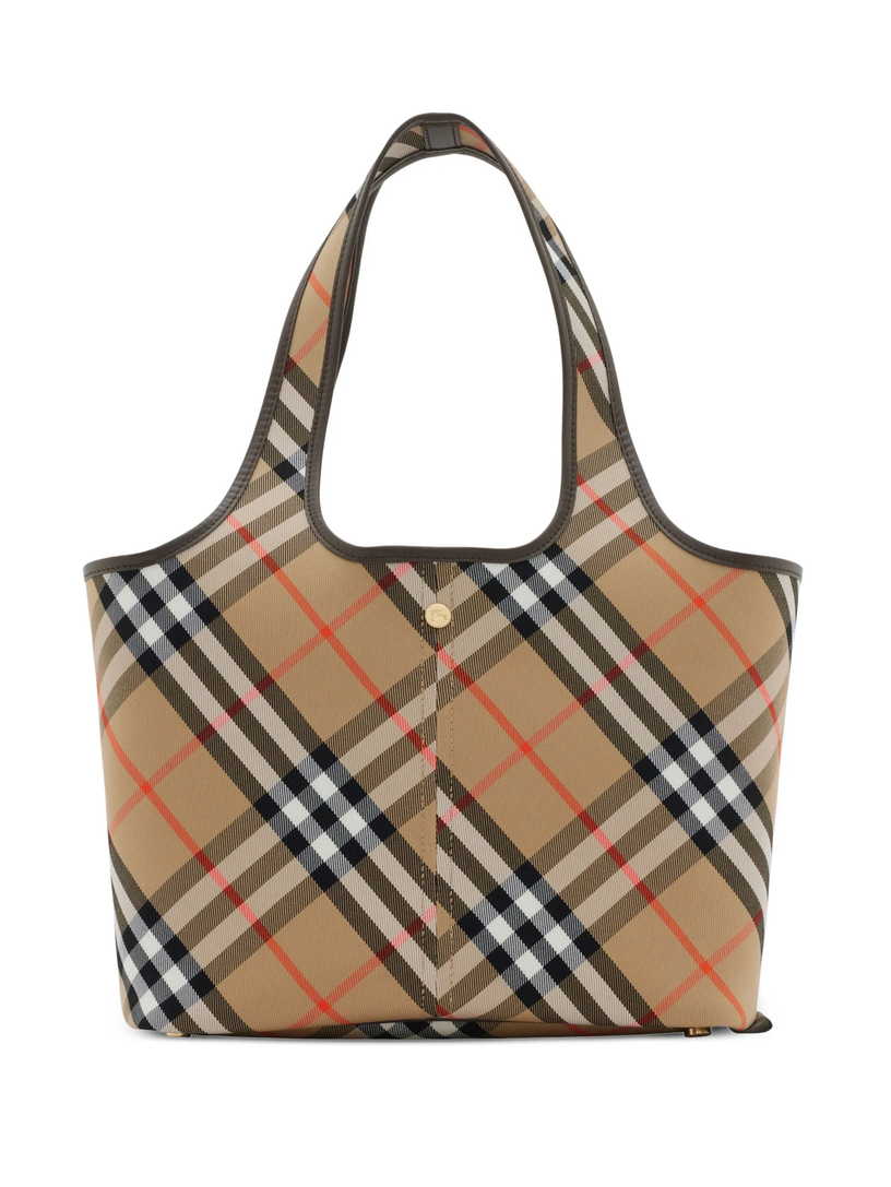 Small Check Tote