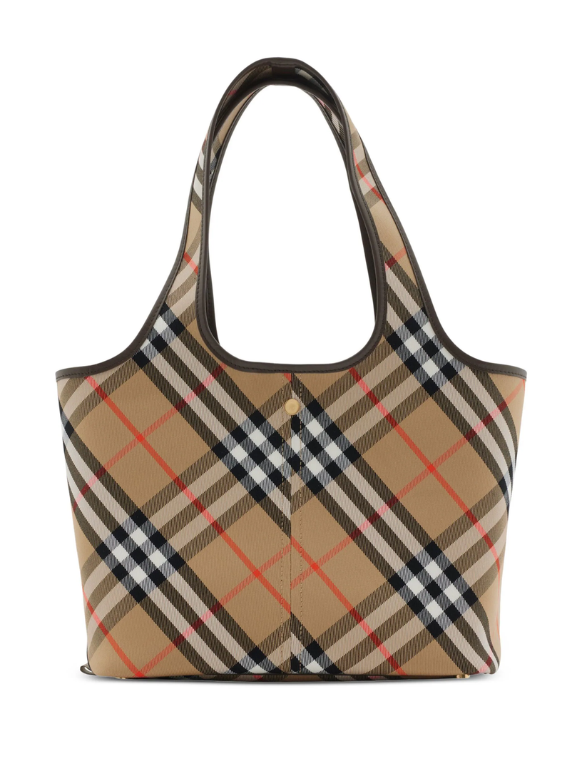 Small Check Tote