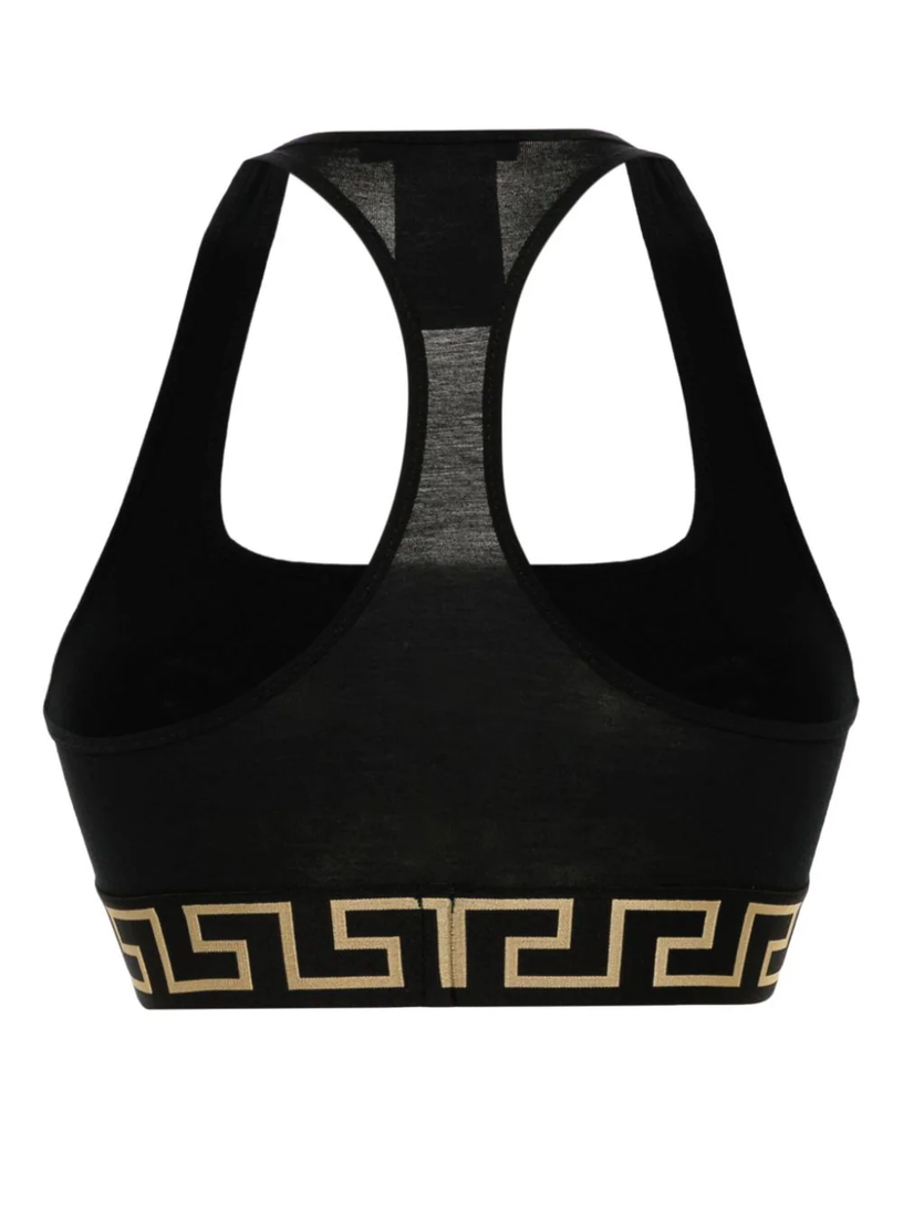 VERSACE Greca border bralette