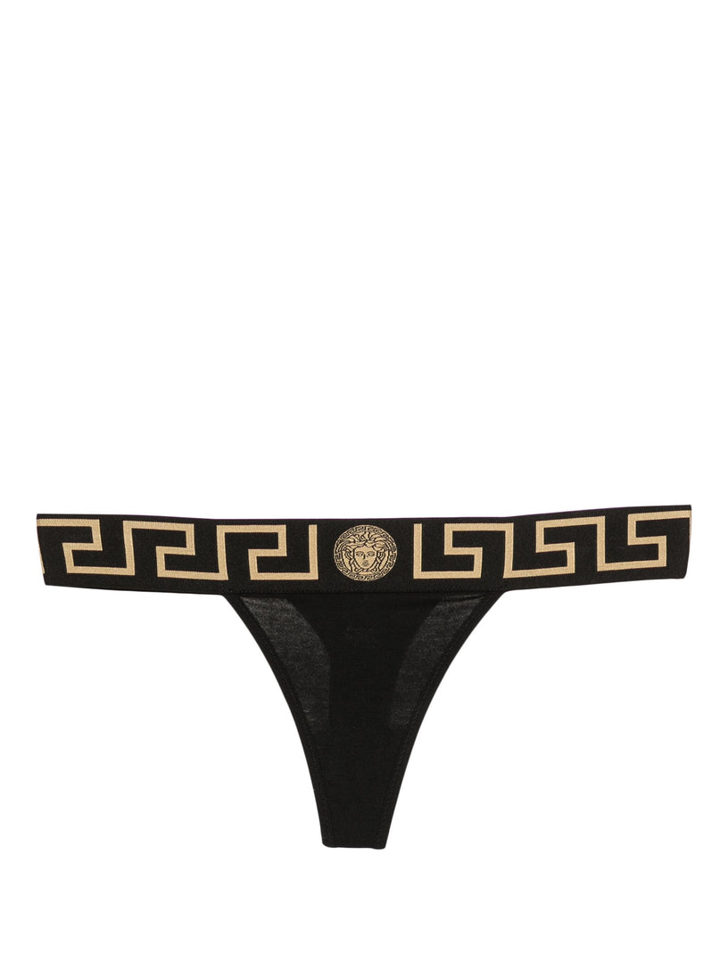 Greca Border Thong