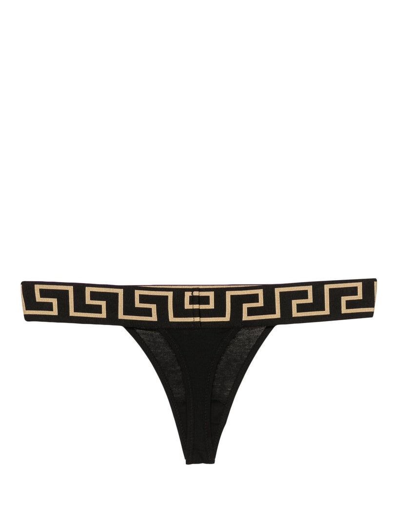 Greca Border Thong