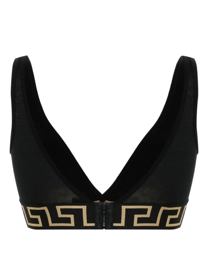 VERSACE Greca border bralette