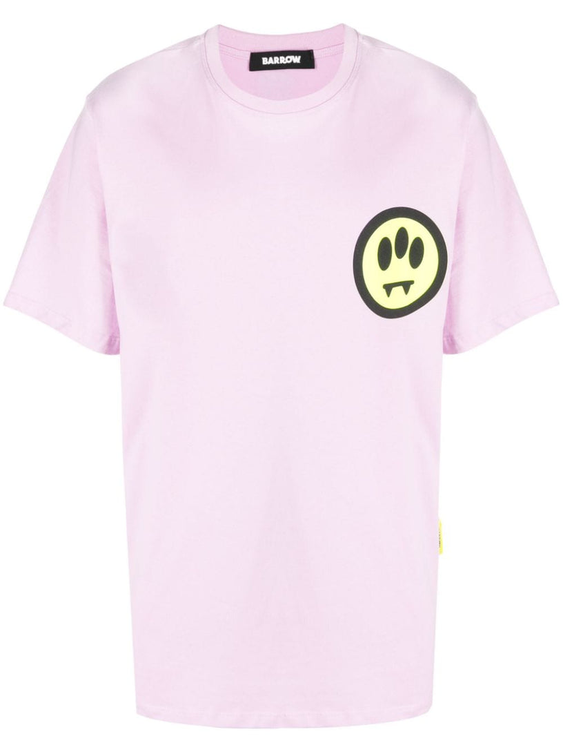 T-shirt with smiley print