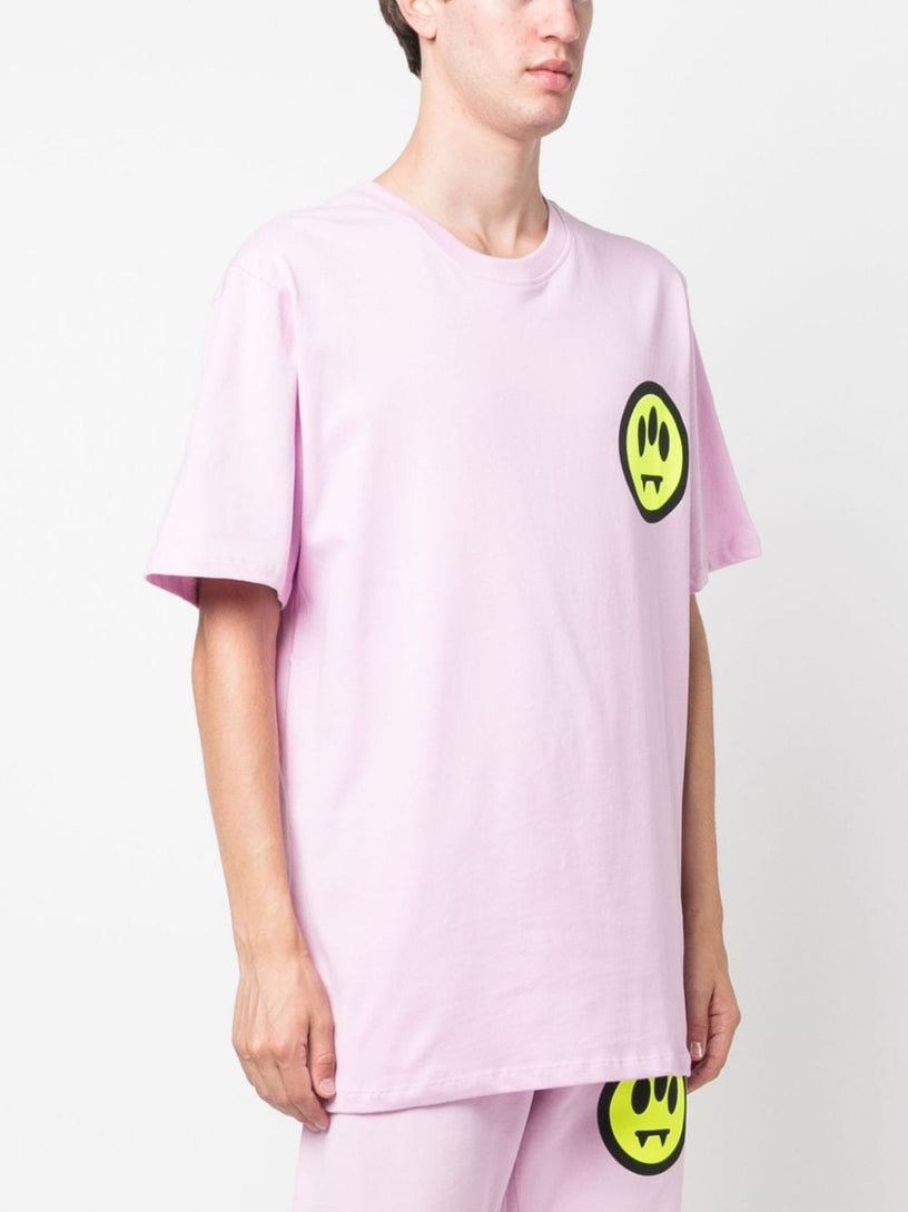 T-shirt with smiley print