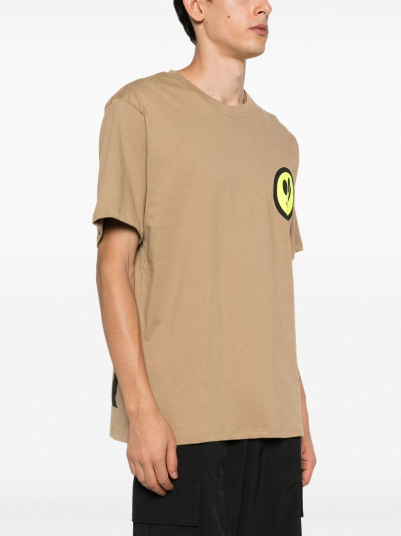 T-shirt with smiley print