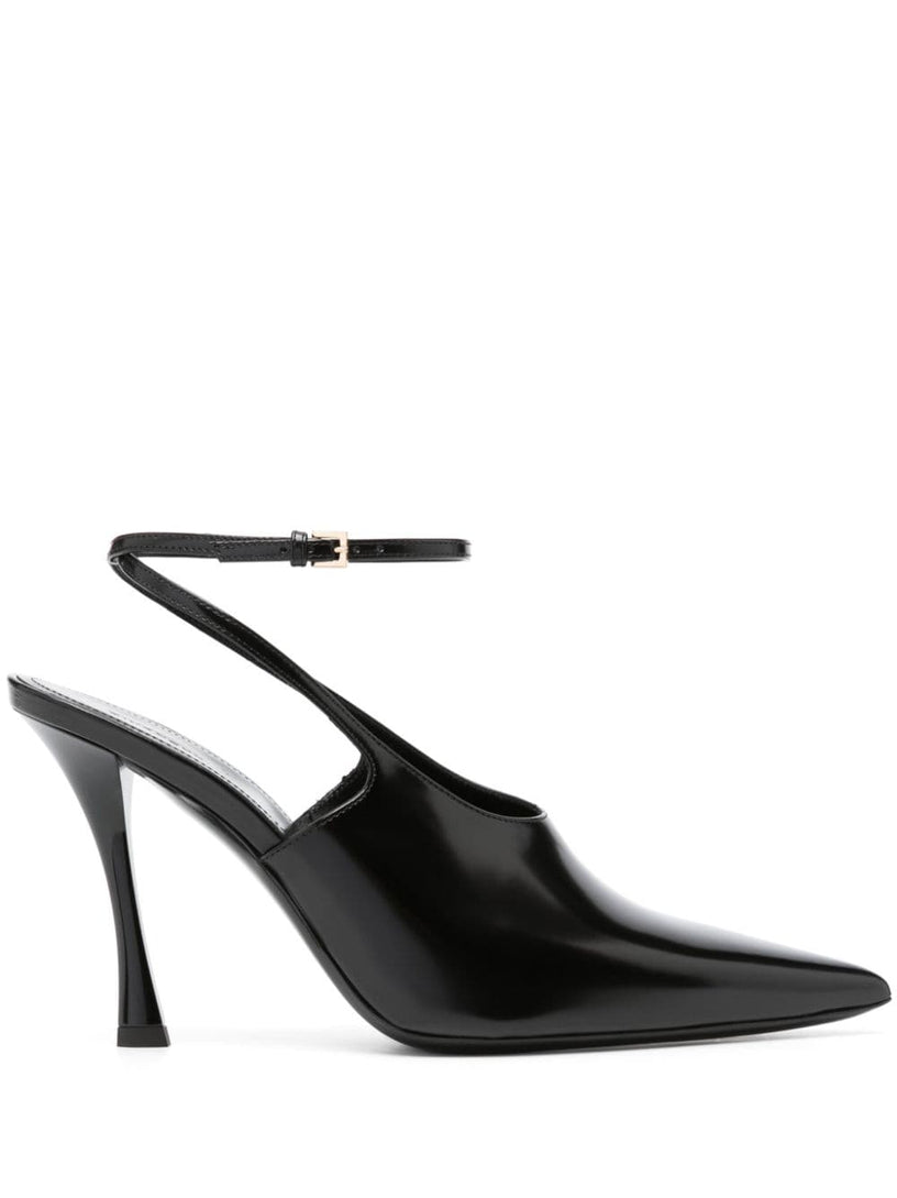 Show slingbacks in patent leather