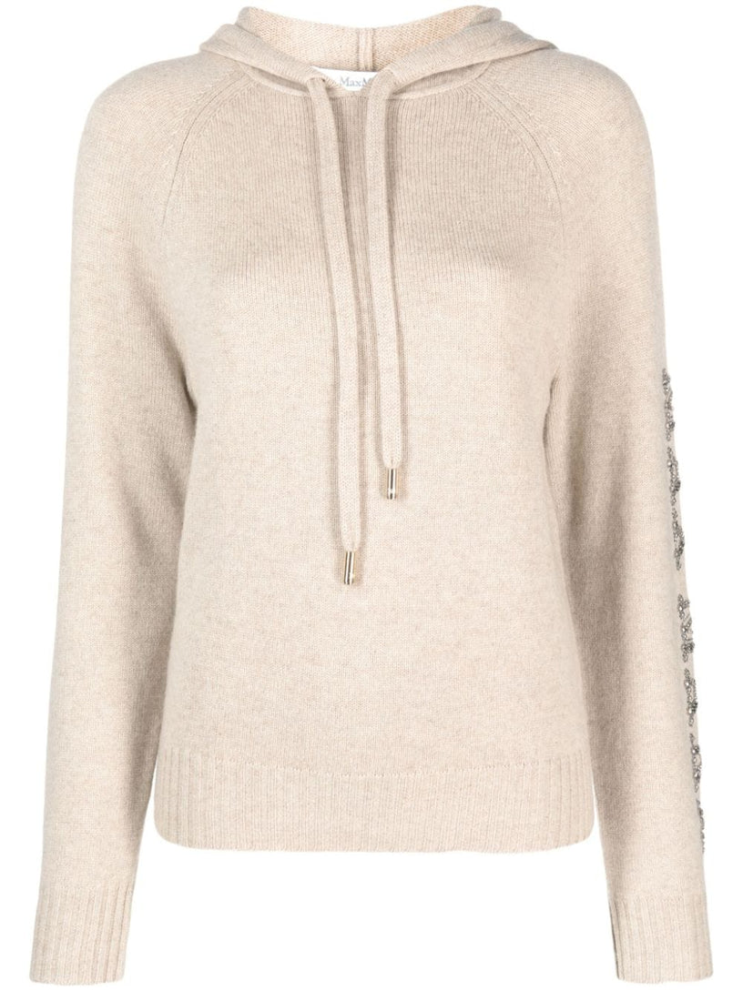 Max Mara Ananas knit hoodie