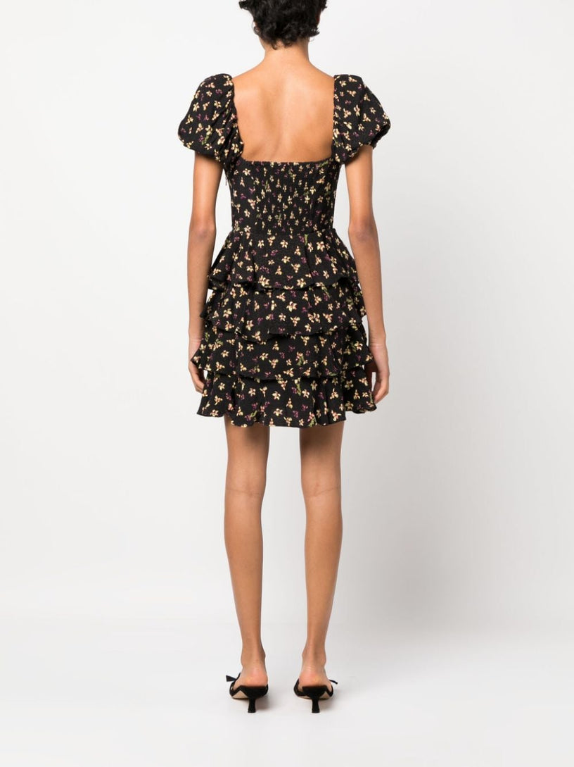 Jacquard mini dress