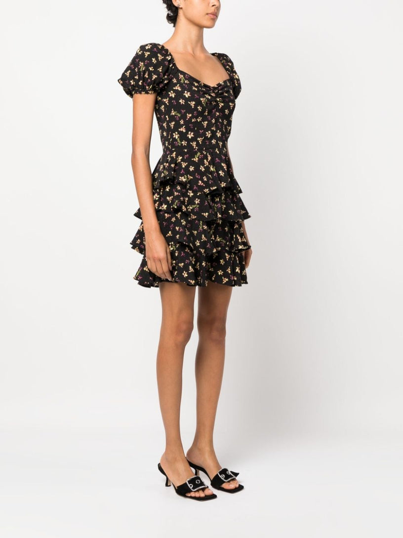 Jacquard mini dress