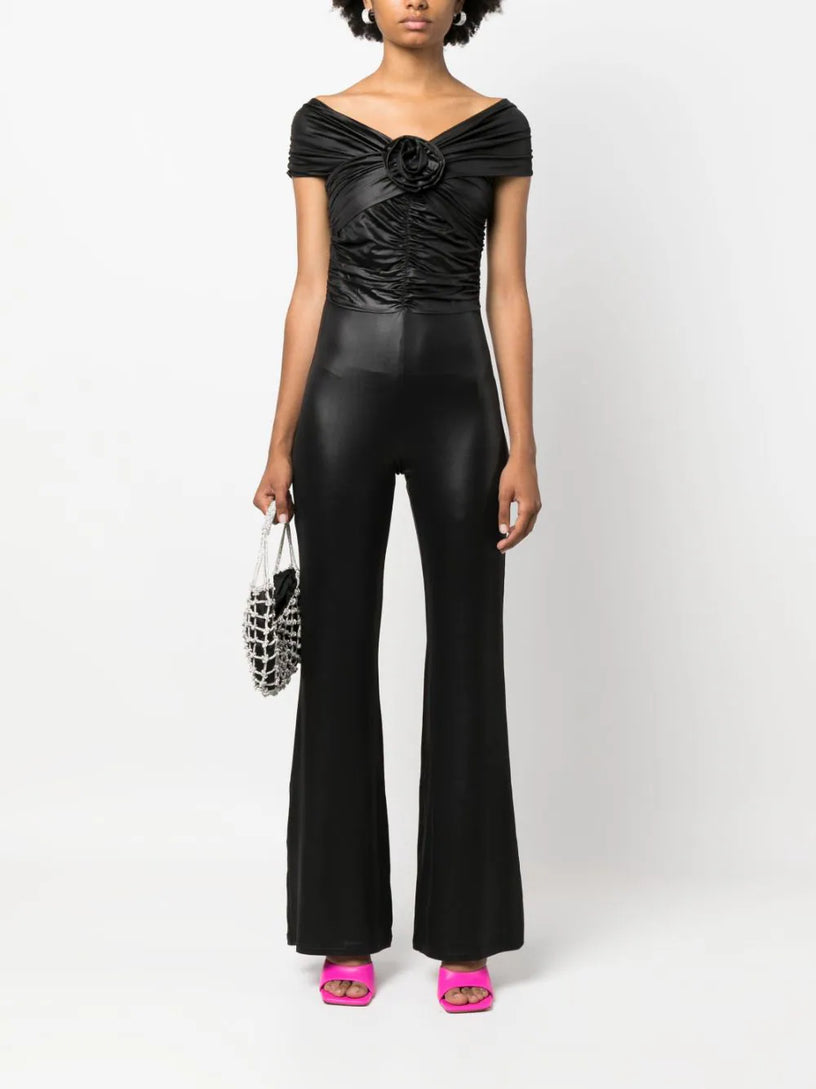 Coated Jersey Jumpsuit