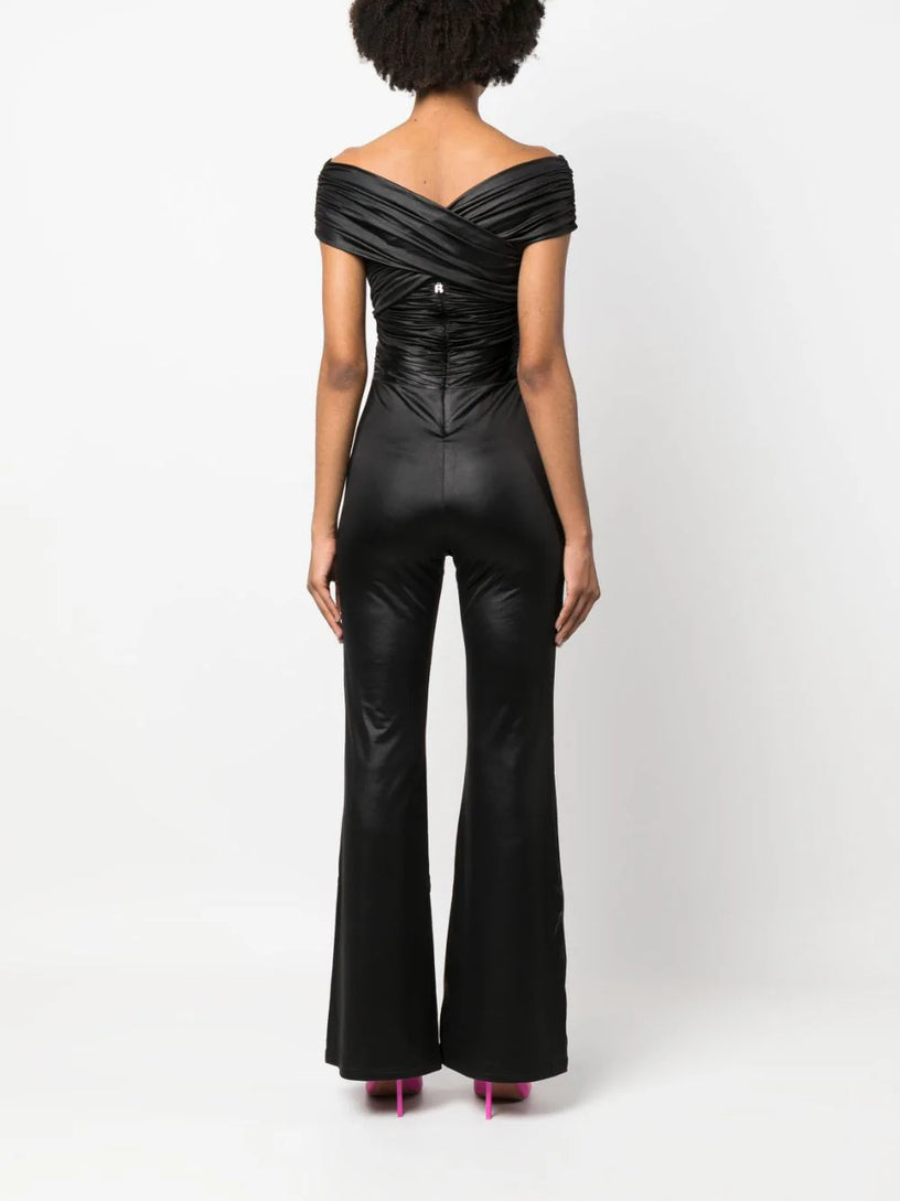 Coated Jersey Jumpsuit