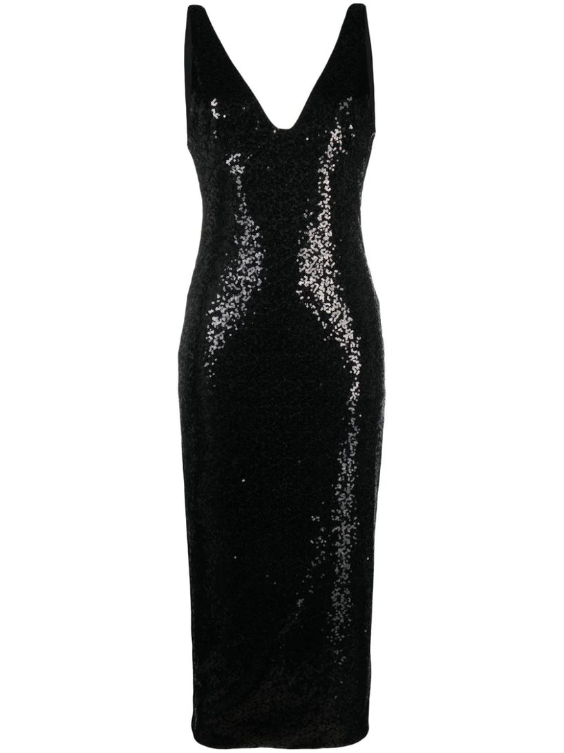 ROTATE Sequin midi dress