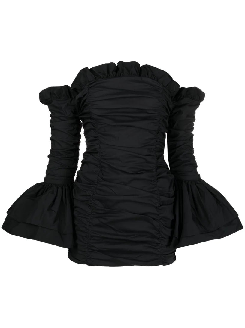 ROTATE Ruffle mini dress