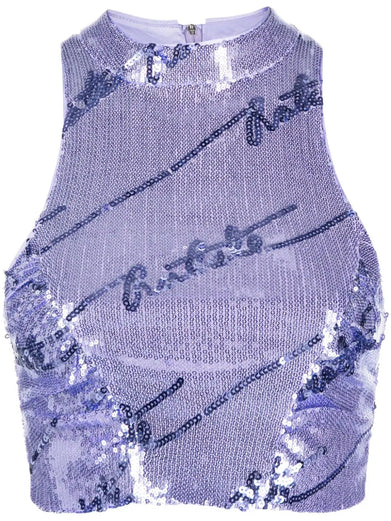 Sequin tank top