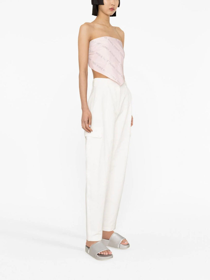 Crystal Poplin Crop Top