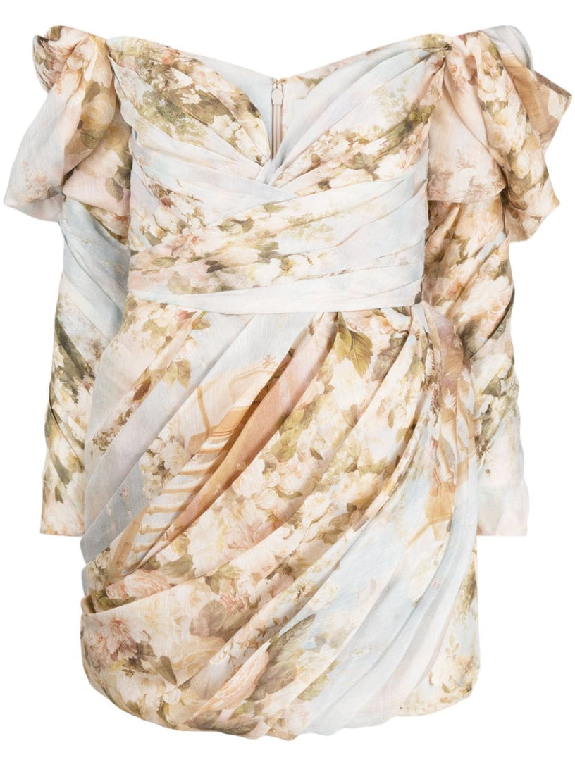 ZIMMERMANN Luminosity drape mini dress