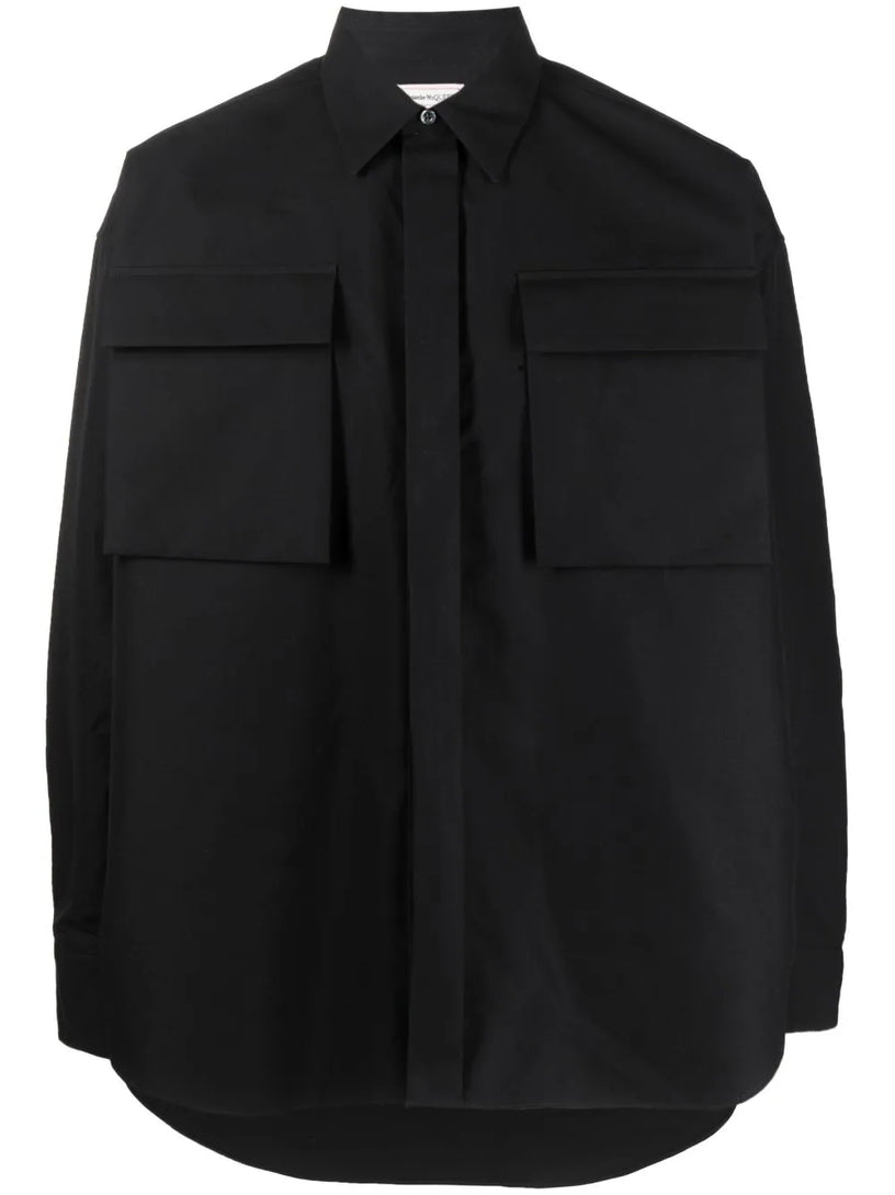 Alexander McQueen Military pocket overshirt