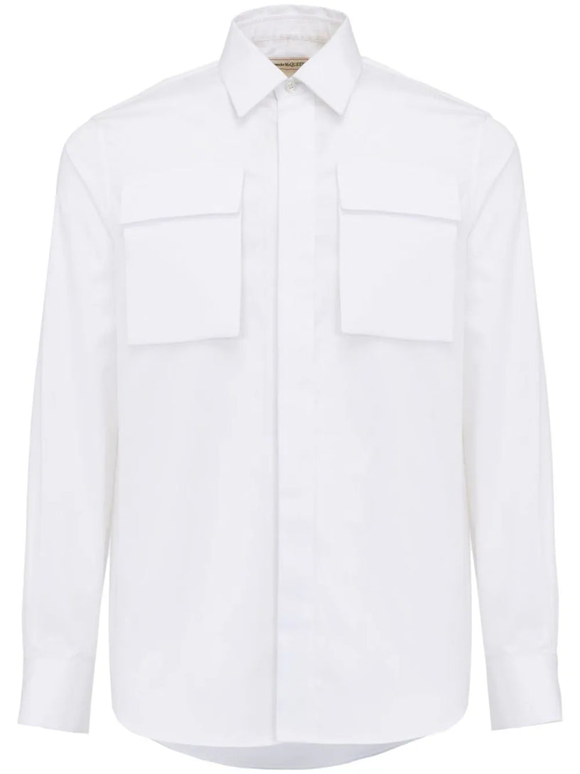 Alexander McQueen Military pocket shirt