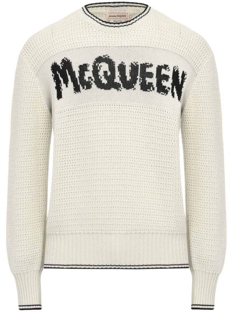 Alexander McQueen Mcqueen graffiti jumper