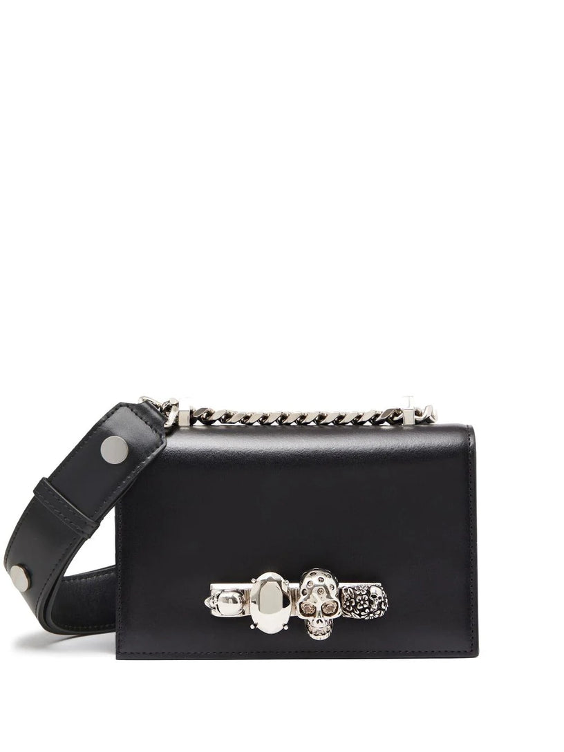 Alexander McQueen The biker mini jewelled satchel