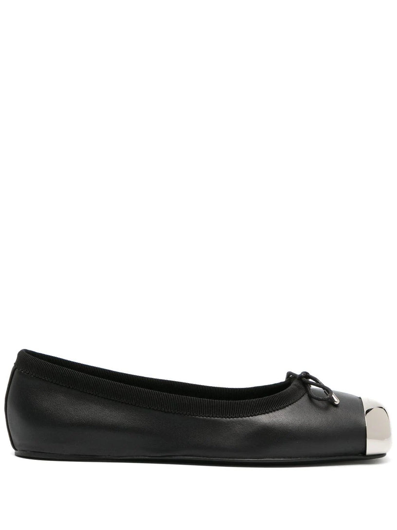 Alexander McQueen Metal-toecap ballerina shoes