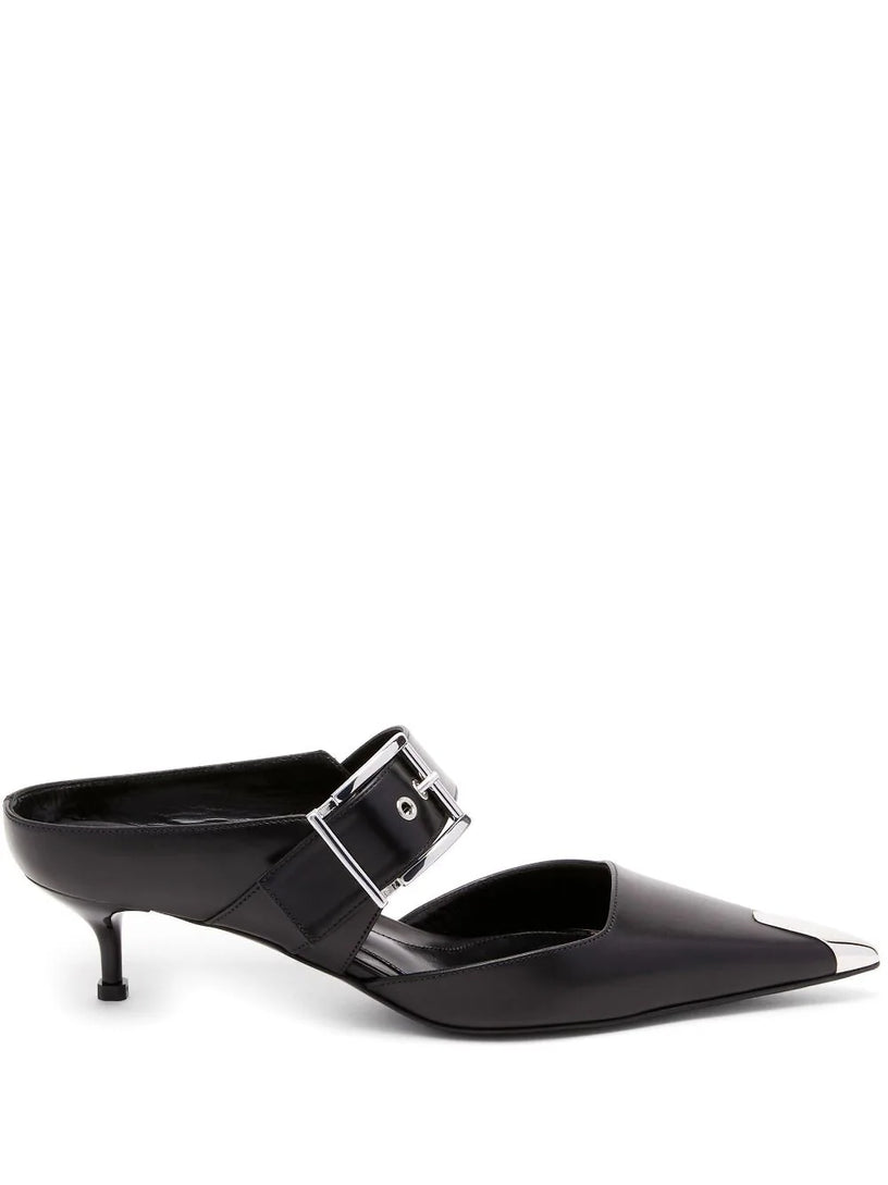 Punk Buckle Mule