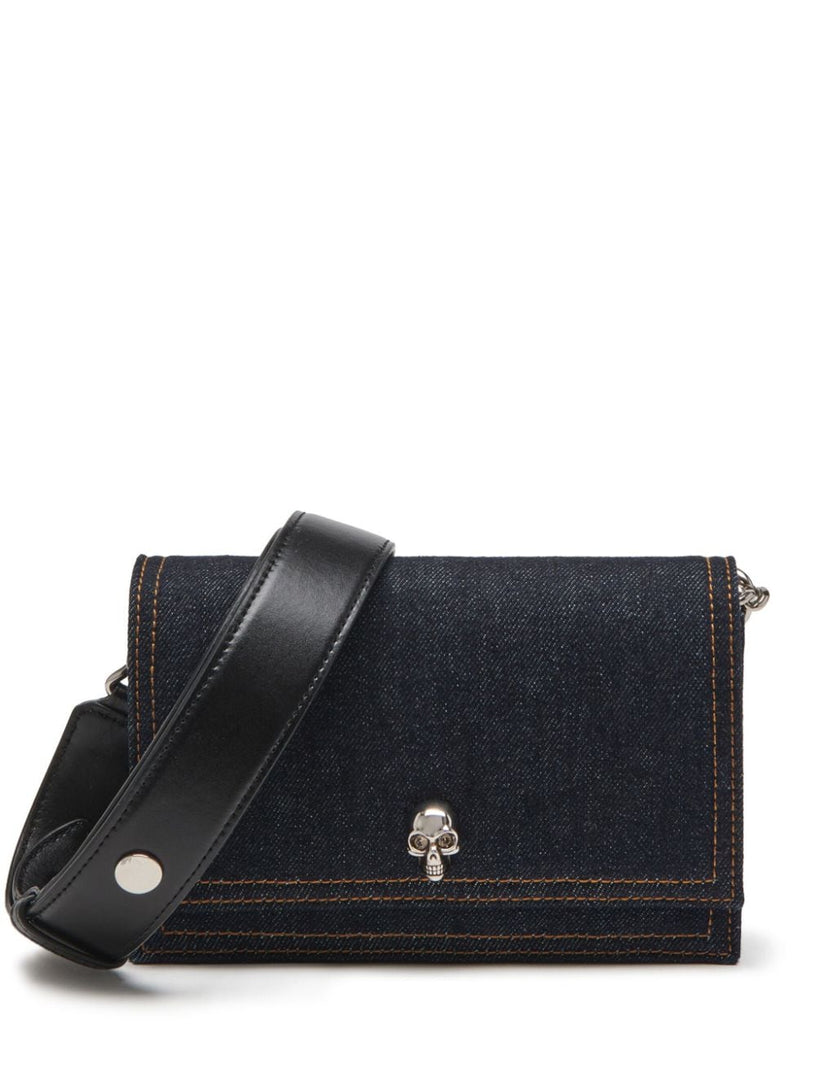 Alexander McQueen The biker small skull bag