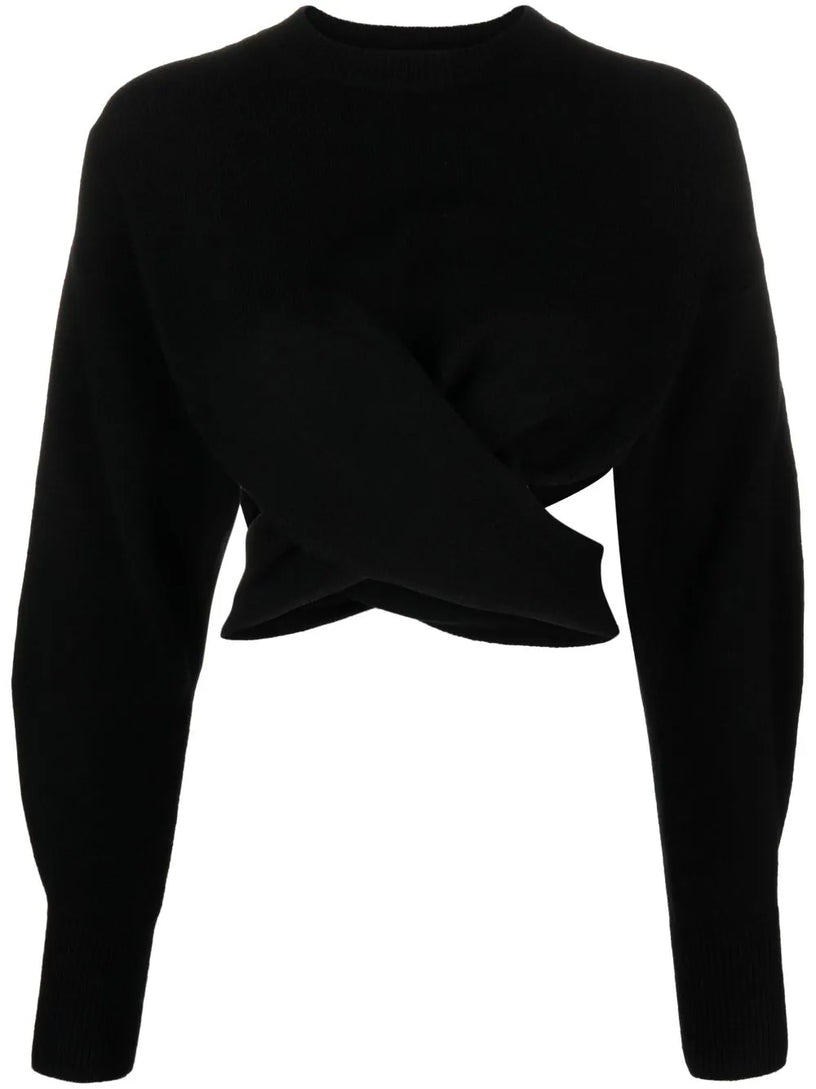 Twisted Cropped Jumper