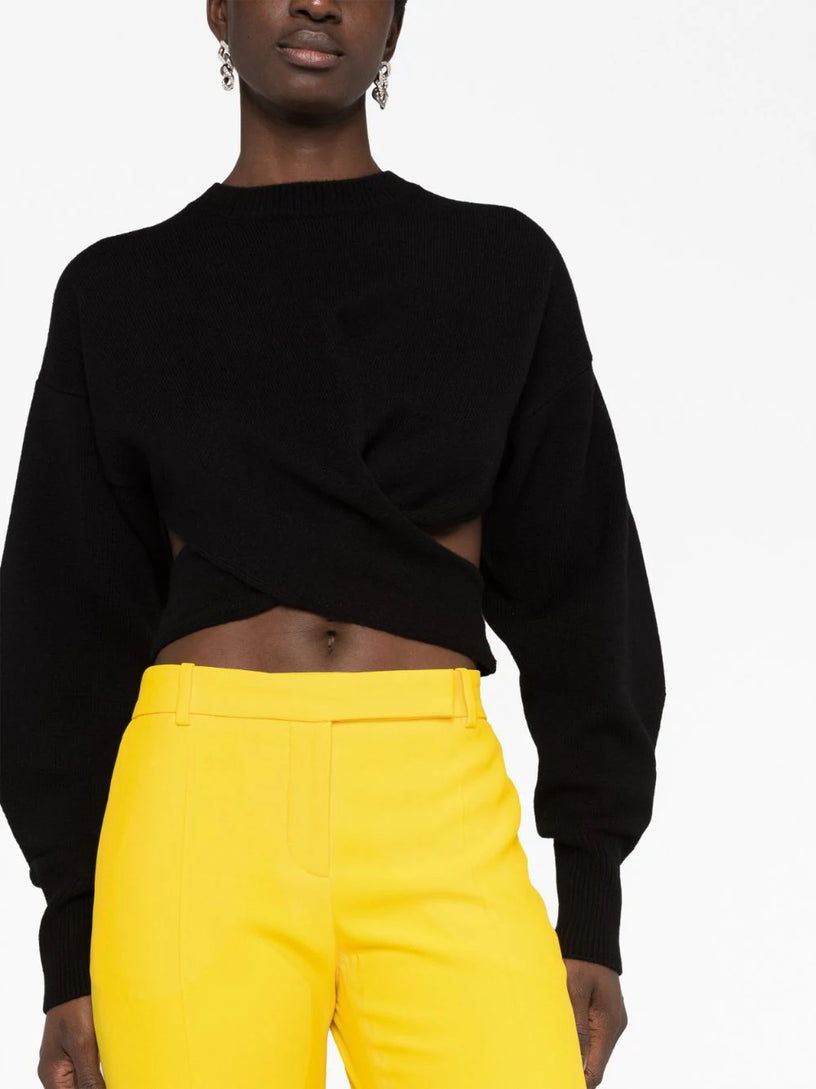 Twisted Cropped Jumper