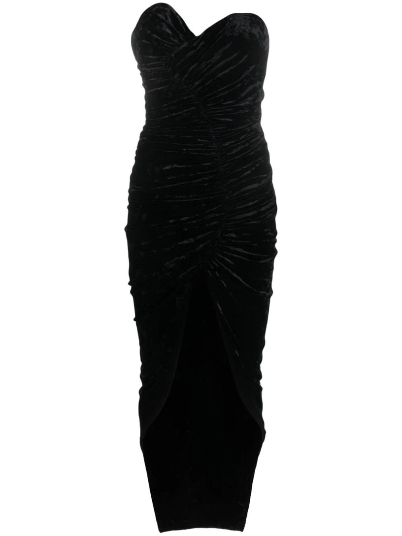 ALEXANDRE VAUTHIER Velvet midi dress