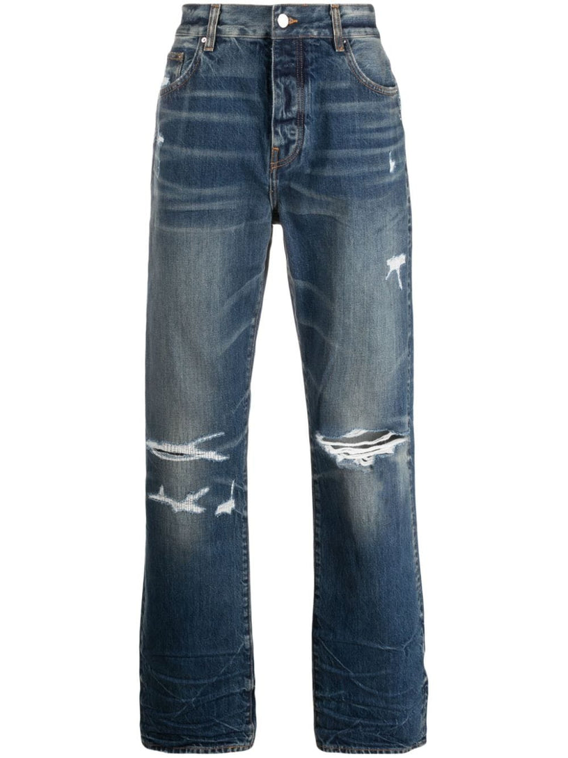 AMIRI Fractured straight jeans