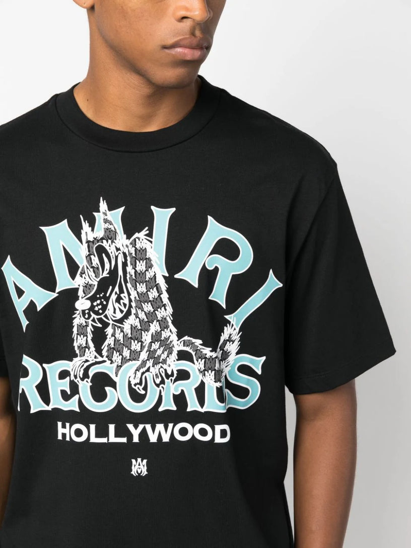 Amiri records wolf tee