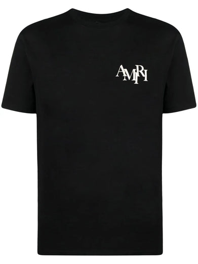 Amiri staggered logo tee