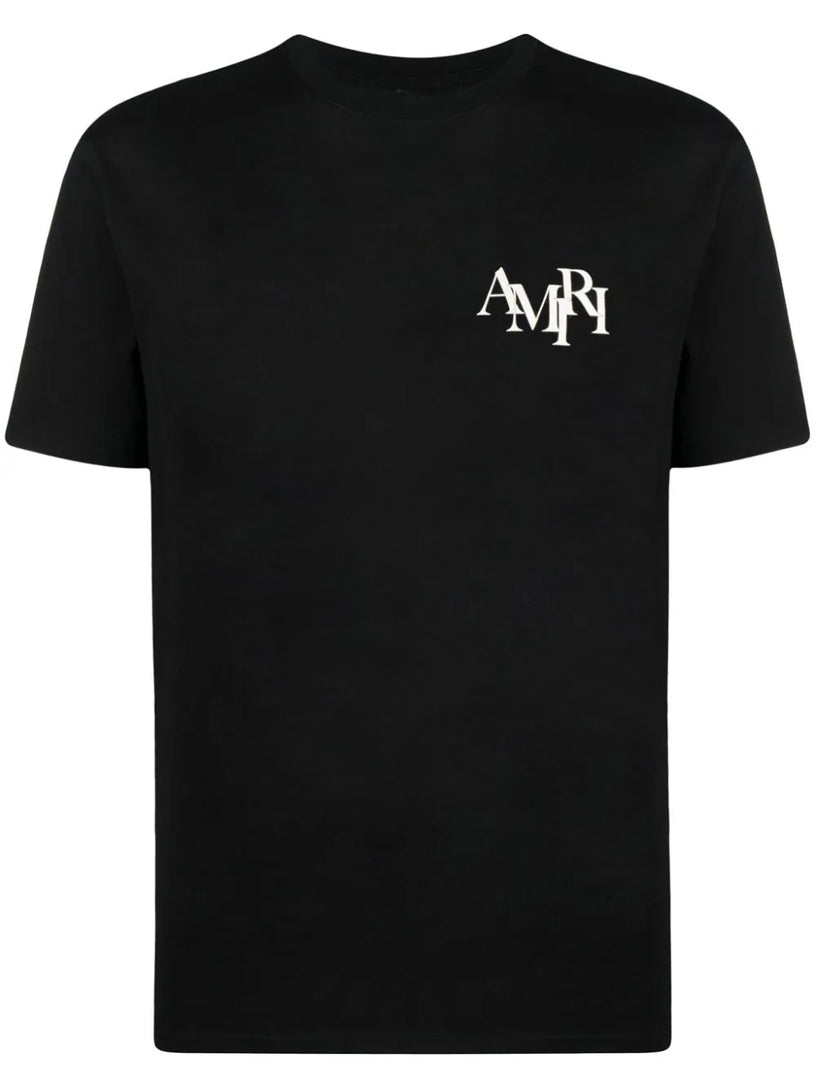 AMIRI Amiri staggered logo tee