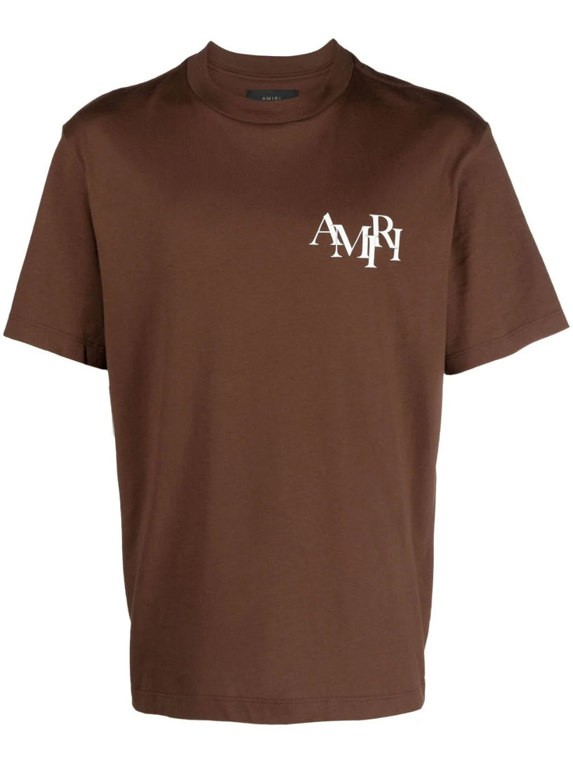 AMIRI Amiri staggered logo tee